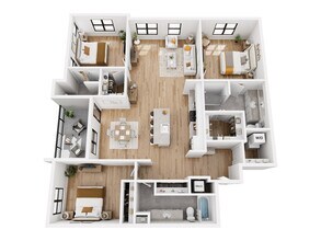 Unit 1423 1423 floor plan